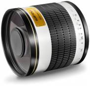 Walimex Pro 500mm 1: (filetage du filtre 34mm) 6.3 SCC Miroir de téléobjectif pour Canon EOS M blanc