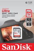 Carte mémoire SanDisk Ultra SDXC UHS-I 64 Go