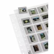 Hama Étuis pour 20 diapositives avec cadre au format 5 x 5 cm (12 pièces, 20 glissières) Transparent