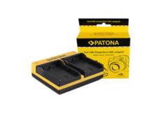 Patona Chargeur double batterie pour Canon LP-E6