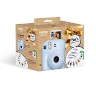 Pack Noël Appareil photo instantané Fujifilm Instax Mini 12 Bleu + Pack film Instax Mini 10 vues + Guirlande Led Multicolore