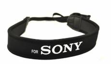 Sangle Courroie avec Le Logo Sony pour boitier Photo Reflex numérique. pour Tous Les boitiers Photo Sony, Reflex ou Compact.