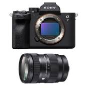 Sony appareil photo hybride alpha 7 iv + sigma 28-70mm f2.8 dg dn