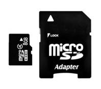 Carte Micro SD 8Go + Adaptateur SD pour Samsung i5801 Galaxy Naos