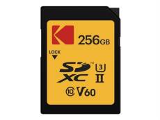 Kodak ULTRA PRO - Carte mémoire flash - 256 Go - Video Class V60 / UHS-II U3 / Class10 - SDXC UHS-II