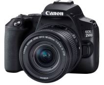 Reflex Canon EOS 250D Noir + Objectif EF-S 18-55 mm f/4-5.6 IS STM