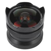 Objectif à focale manuelle Fisheye Brightin Star 7,5 mm f2.8 super grand angle (pour monture Sony E)