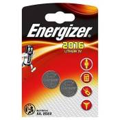 Energizer pile bouton Lithium 3V CR2016 2 pièces