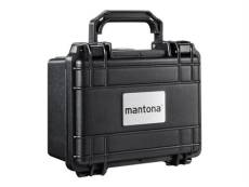 Mantona Outdoor S - Boîtier de protection pour équipement photo - polypropylène - noir gris