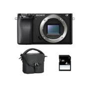Sony appareil photo hybride alpha 6100 noir nu + ft + sd