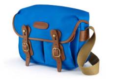 Billingham Hadley Small sac photo d'épaule toile bleu / tan