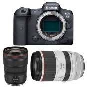 Canon appareil photo hybride eos r5 + rf 24-70mm f/2.8 l is usm + rf 70-200mm f/2.8 l is usm
