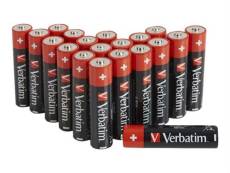 Verbatim - Batterie 20 x AA / LR06 - Alcaline