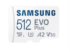 Carte mémoire micro SDXC Samsung Evo Plus 512 Go Blanc