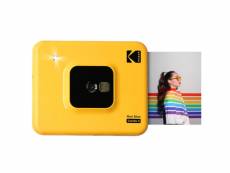 Kodak mini shot combo 2 c300 - appareil photo instantané (photo carré 7,6 x 7,6 cm - 3 x 3'', écran lcd 1,7'', bluetooth, batterie lithium, sublimatio