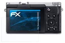 AtFoliX Film Protection d'écran Compatible avec Samsung NX3000 Protecteur d'écran, Ultra-Clair FX Écran Protecteur (3X)