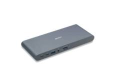 Lindy DST-Pro 5K XT - Docking Station USB-C pour ordinateur avec trois écrans (4K) ou un écran (5K) & Power delivery 100W