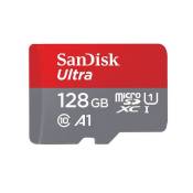 Carte Mémoire Micro SD SanDisk Ultra SDSQUAB-128G-GN6MT 128Go MicroSDXC 140Mo/s Gris Rough