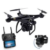 Drone ATOUP G8, Caméra Grand Angle 720p - 2 batteries - Noir
