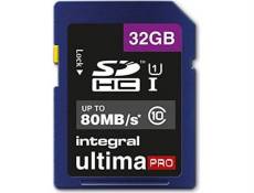 Integral UltimaPro - Carte mémoire flash - 32 Go - UHS Class 1 / Class10 - SDHC UHS-I