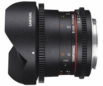 Samyang 8 MM VDSLR T3.8 UMC Fisheye CS Objectif pour Canon