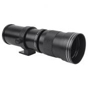 Téléobjectif Zoom manuelle VBESTLIFE 420-800mm F8.3-16 pour Canon Monture EF