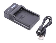 Vhbw USB chargeur de batterie USB compatible avec Panasonic Lumix DMC-FX66, DMC-FX70, DMC-FX700, DMC-FX75