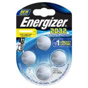 Energizer pile bouton Ultimate Lithium 3V CR2032 4 pièces