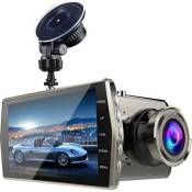 Dashcam Full HD 1080p 4 Pouces Caméra Voiture Grand Angle 170 Degrés + SD 8Go YONIS