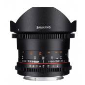 Samyang objectif vidéo 8mm t3.8 fisheye vdslr II sony e