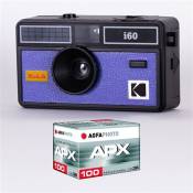 KODAK DA00259 - Pack Appareil Photo KODAK i60 et 1 pellicule 100 ISO de 36 poses, Objectif Optique 31 mm, Convient aux films ISO 200/400/800, Pour les