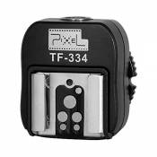 Pixel TF-334 Sabot Adaptateur pour convertir Sony DSLR MI Hoe Canon Nikon Hots avec 3,5 mm Port PC