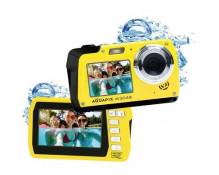 Aquapix W3048-Y Edge Yellow Appareil photo numérique 48 Mill. pixel jaune caméra submersible, écran frontal