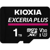 Carte Mémoire Micro SD Kioxia Exceria Plus UHS-I C10 LMPL1M001TG2 1000Go MicroSDXC 100Mo/s Noir