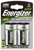 Energizer HR20/D 2 batteries rechargeables Ni-MH