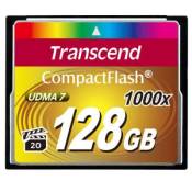 Transcend 128 go carte mémoire compactflash (cf) udma 7 1000x ts128gcf1000
