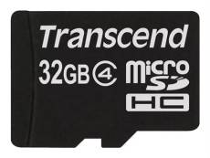 Transcend - Carte mémoire flash - 32 Go - Class 4 - micro SDHC