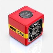 Caméscope FX01 DV HD 1080P 160mAh mini rouge