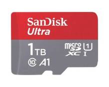 SanDisk Ultra - Carte mémoire flash (adaptateur microSDXC vers SD inclus(e)) - 1 To - A1 / UHS-I U1 / Class10 - microSDXC UHS-I