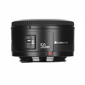 Yongnuo YN Objectif auto focus à large ouverture 50mm F/1.8 AF/MF pour Canon EF monture EOS Camera LF651