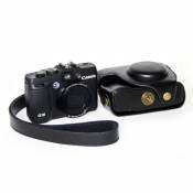 Etui sac photo noir bandoulière pour votre Canon PowerShot G15/G16
