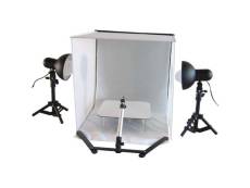 Bematik - valise 50cm studio photo portable avec des lumières et un trépied b