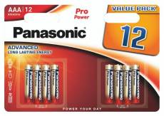 Pack de 12 piles Panasonic LR03 AAA 1,5V