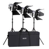 Kit 3 torches Fresnel Profilux LED 1000 - HED5601