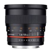 Objectif 50mm f/1,4 AS UMC compatible avec Canon