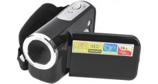 Caméscope numérique tft lcd de 2 pouces 1080 x 720 noir + 1 micro sd 16go