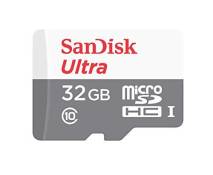 Carte Mémoire MicroSDHC SanDisk Ultra 32 Go jusqu'à 48 Mo/s, Classe 10