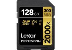Lexar carte mémoire SDXC 128Go 2000x Professional UHS-II (U3) Class 10