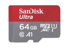 SanDisk Carte MicroSD Mobile Ultra - 64Gb + adaptateur