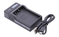 Vhbw Chargeur USB compatible avec Olympus OM-D E-M10, E-M10 II, E-M10 Mark II, E-M10 Mark III caméra, action-cam - Chargeur, témoin de charge